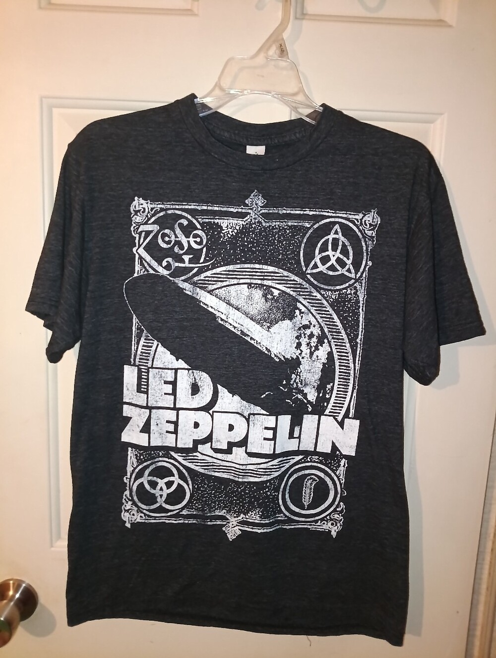 Vintage 707 Fantasy Activewear Band Tshirt Led Zeppelin Graphic Tee Medium